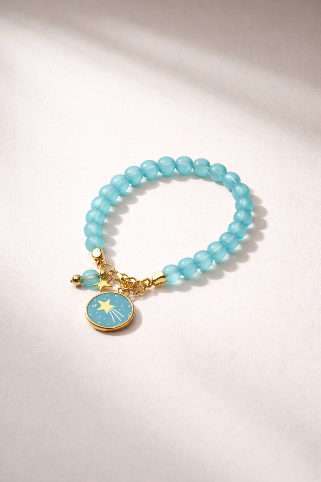 Cosmic Turquoise Single Bracelet - Gold